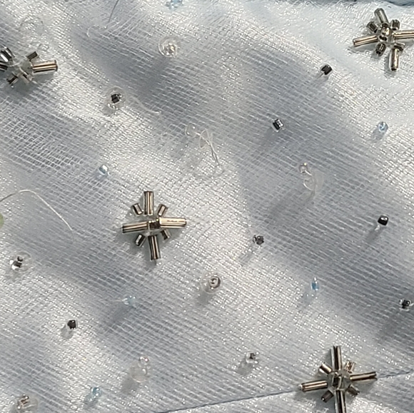 Womens 7/8 powder blue morilee ballgown. - Picture 13 of 16